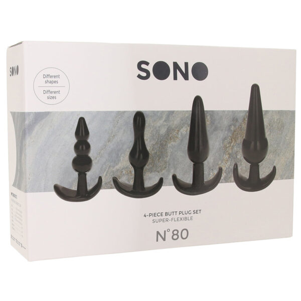 No.80 4-Piece Butt Plug Set