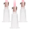 Pumped Rose Gold Clitoral & Nipple Pump Set in Medium