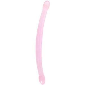 SHOTS-581568_1 RealRock 17 Inch Double Ended Dildo in Pink