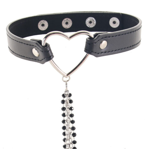 SS-098346_3 Sex & Mischief Amor Collar with Nipple Clamps