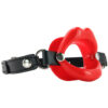 SS-099435_1 Silicone Lips Gag in Red