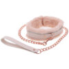 SS-099626_3 S&M Peaches 'n CreaMe Fur Collar and Leash