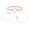 SS-099633_1 S&M Peaches 'n CreaMe Collar with Nipple Clamps