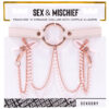 SS-099633_6 S&M Peaches 'n CreaMe Collar with Nipple Clamps