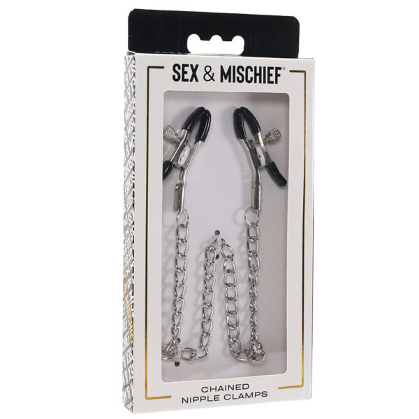 Sex & Mischief Chained Nipple Clamps