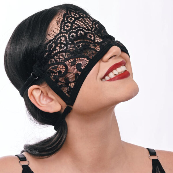 S&M Veiled Vision Lace Blindfold