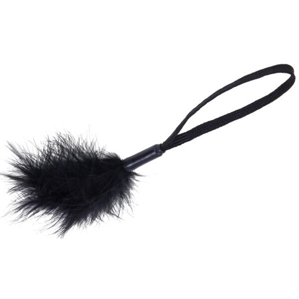 SS-102067_2 S&M Peaches 'n CreaMe Wrist Feather Ticker in Black