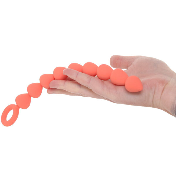 S&M Peaches 'n CreaMe Silicone Anal Beads