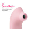 Pulse Lite Neo Suction Stimulator with App in Pale Rosette