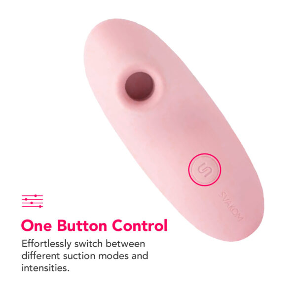Pulse Lite Neo Suction Stimulator with App in Pale Rosette