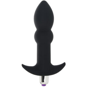 TT-000284_1 Perfect Vibrating Anal Plug in Black