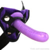 TT-008686_2 Velvet Vibrating Bullet Harness in Purple