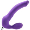 TT-847487_3 Strapless Original Double Vibrating Dildo in Violet