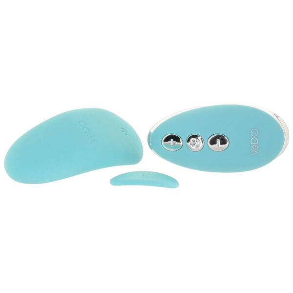 VEDO-756918_3 Niki Rechargeable Magnetic Panty Vibe in Turquoise