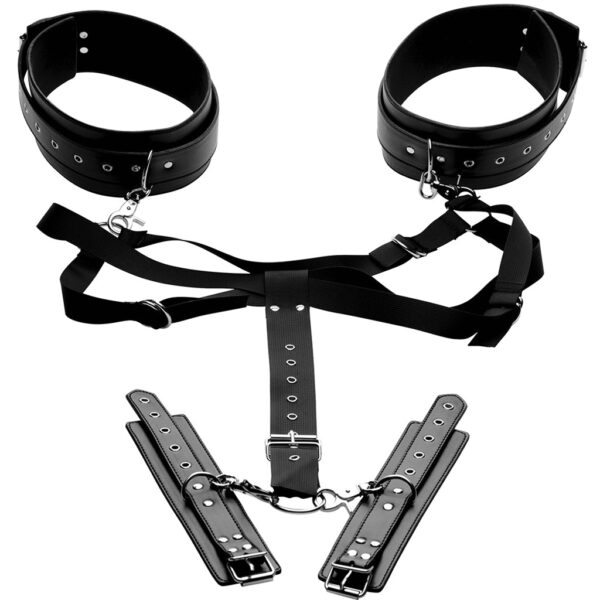XR-023087_3 Master Series Acquire Thigh Harness with Cuffs