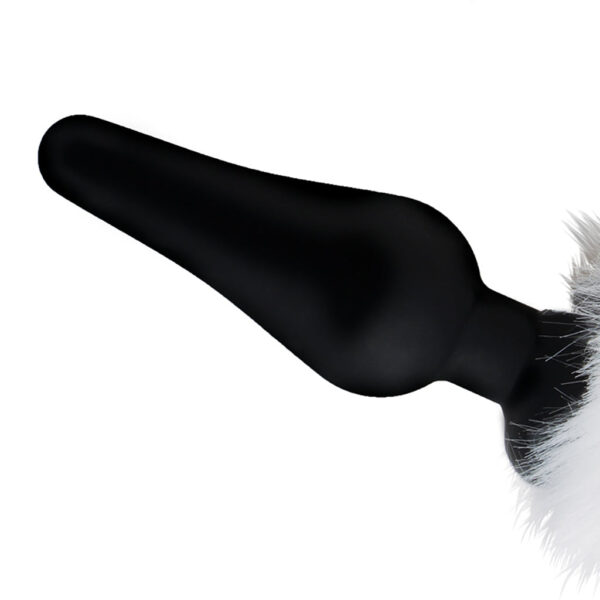 XR-029492_4 Tailz White Fox Tail Anal Plug & Ears Set