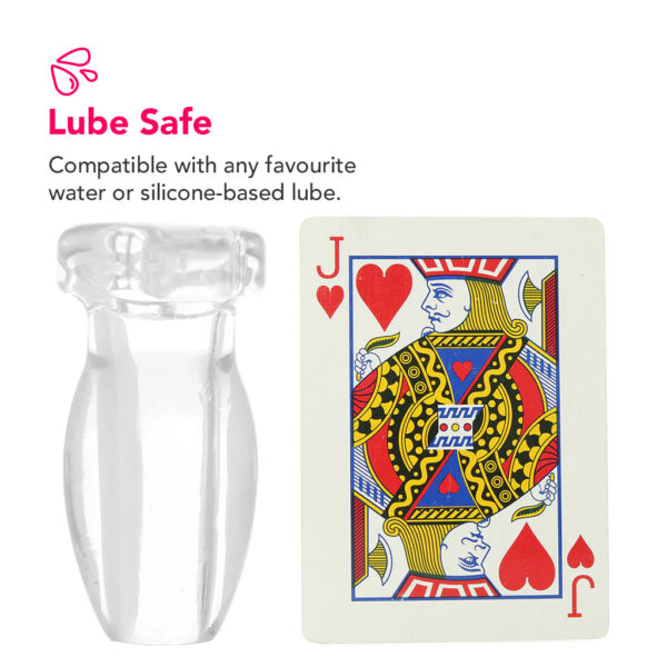 XR-031044_4 Peephole Clear Hollow Anal Plug