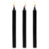 Master Series Dark Drippers Candle Set of 3 in Black