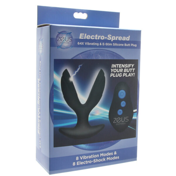 Zeus Electro-Spread Vibrating E-Stim Butt Plug