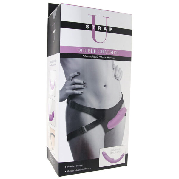 XR-046628_6 Strap U Double Charmer Double Dildo and Harness