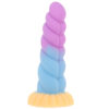 XR-049056_1 Creature Cocks Mystique Unicorn Silicone Dildo