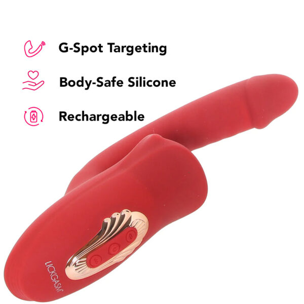 Lickgasm Deep Kiss Licking Rabbit Vibe