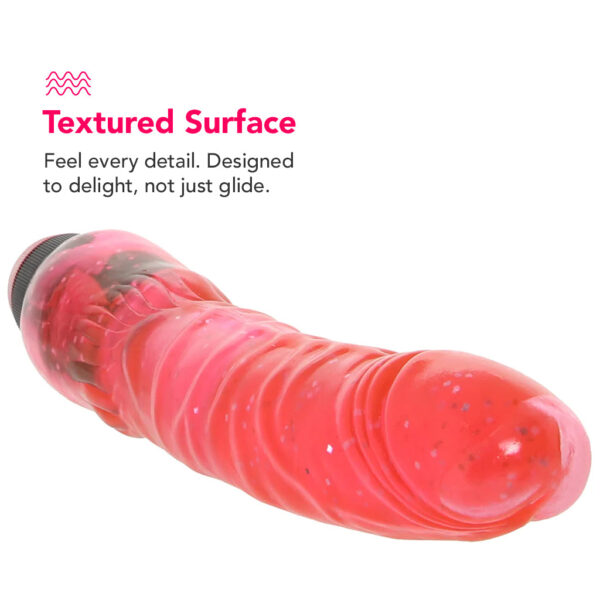 PinkCherry Hot Pink Curved Penis in Pink