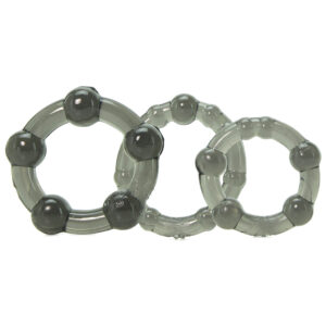 PinkCherry Island Rings Cock Rings in Smoke