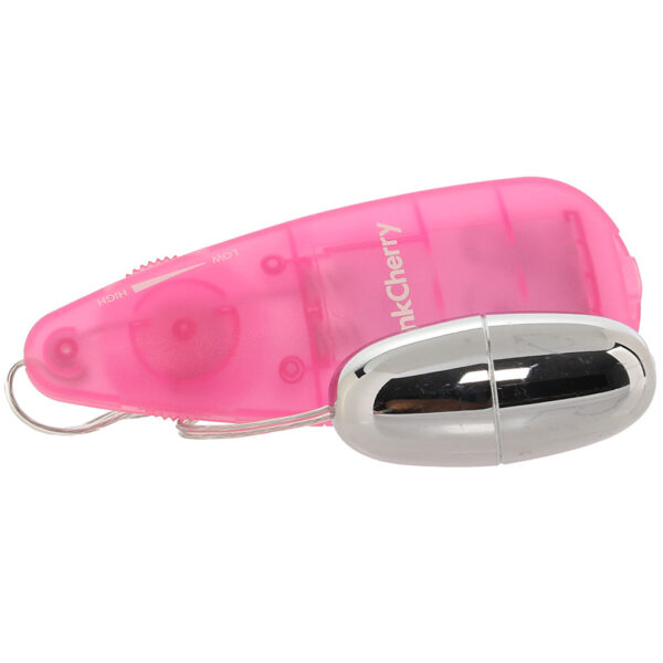 ZPC-000139_3 PinkCherry Slim Teardrop Bullet Vibrator in Pink