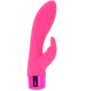 ZPC-000696_1 PinkCherry Right On Rabbit Silicone Dual Motor Vibe