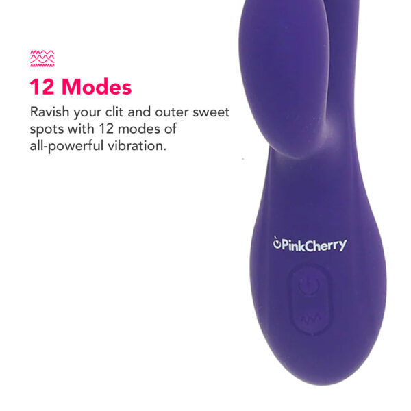 ZPC-002560_3 PinkCherry G-Spot Dual Rabbit Vibrator
