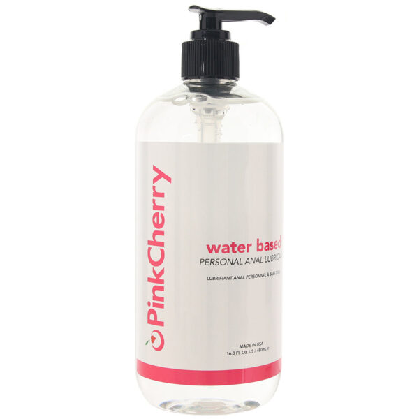 PinkCherry Water Based Anal Lubricant in 16oz/475ml