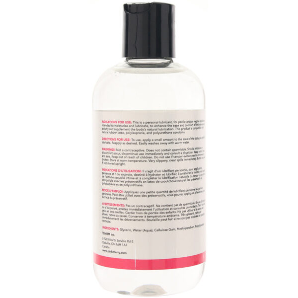 PinkCherry Water Based Lubricant in 8oz/240ml