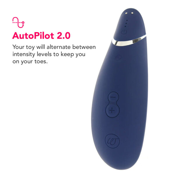 Womanizer Premium 2 Pleasure Air Stimulator in Blueberry