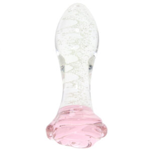 ZZBRT-764380_1 Juicy Glass Glowing Rose Bud Plug