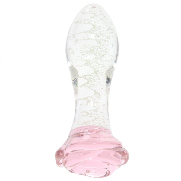 ZZBRT-764380_1 Juicy Glass Glowing Rose Bud Plug