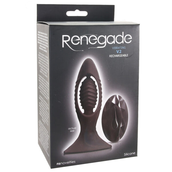 Renegade V2 Remote Anal Plug in Black