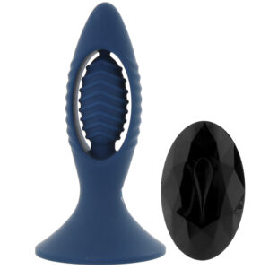 ZZNSN-1103-27_1 Renegade V2 Remote Anal Plug in Blue