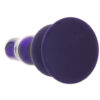 Icicles No.83 Vibrating Glass Plug in Purple