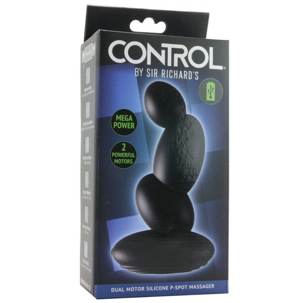 ZZSIR-755503_6 Control Dual Motor Silicone P-Spot Massager