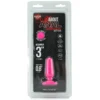All About Anal Seamless Silicone 3 Inch Butt Plug in Pink