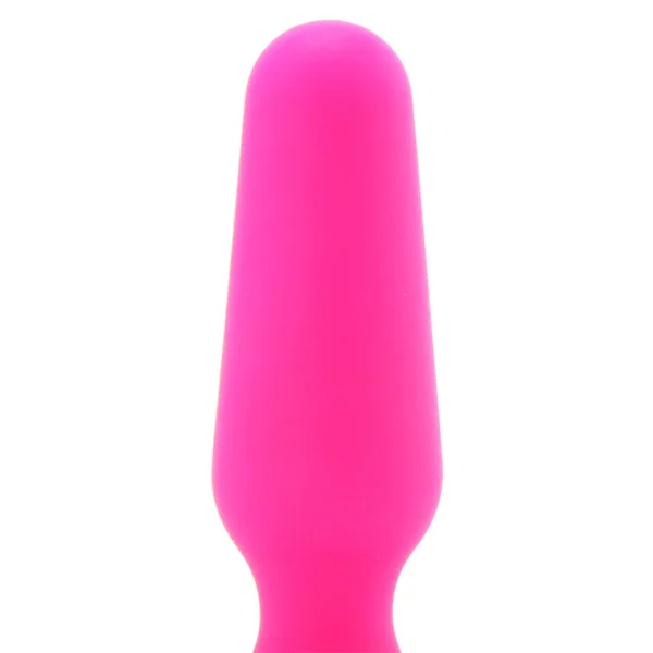 All About Anal Seamless Silicone 3 Inch Butt Plug in Pink