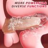 2 Realistic Silicone Cock Sleeve with Integrated Testicle Ring for Men
