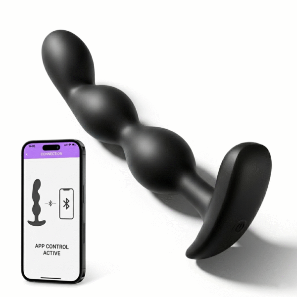 主图1 App Remote Control Vibrating Gradual Anal Beads Butt Plug