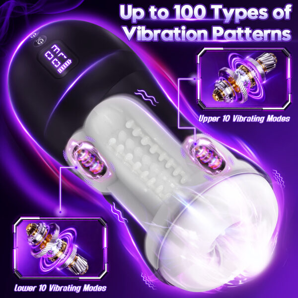 主图2 Dual Motor Automatic Male Masturbator with 100 Custom Play Modes