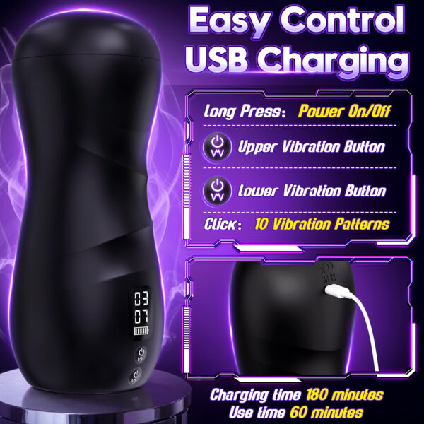 主图6 Dual Motor Automatic Male Masturbator with 100 Custom Play Modes