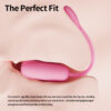 副图3 App Remote Control Vibrating Bullet Vibrator Anal Plug for Couples