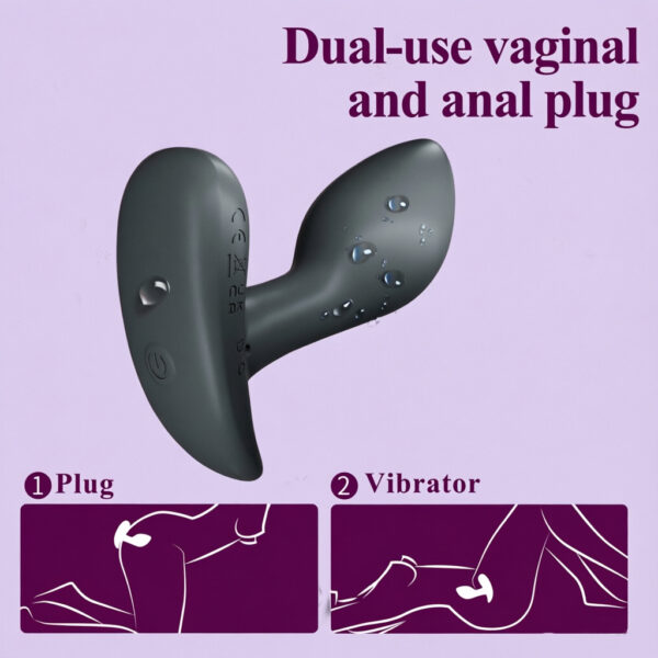 副图3anal plug APP Remote Control Prostate Massager Vibrating Butt Plug Anal Plug