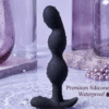 副图4 App Remote Control Vibrating Gradual Anal Beads Butt Plug