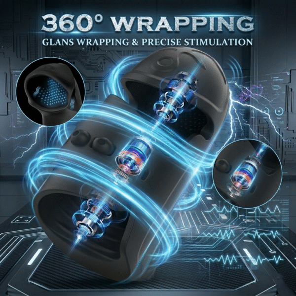 副图4 Vibrating Glans Trainer & Male Stroker with 10 Modes
